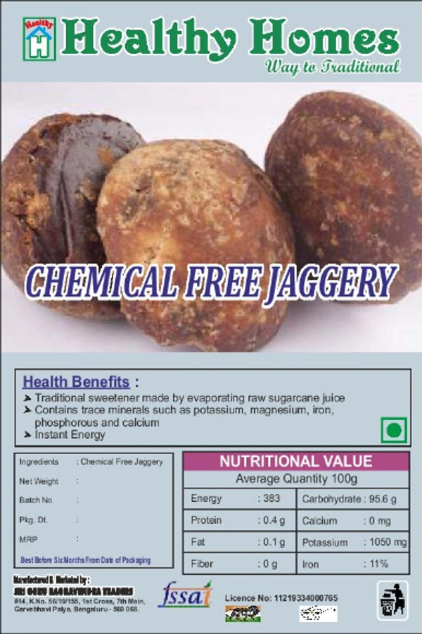 Chemical Free Jaggery / Round Jaggery